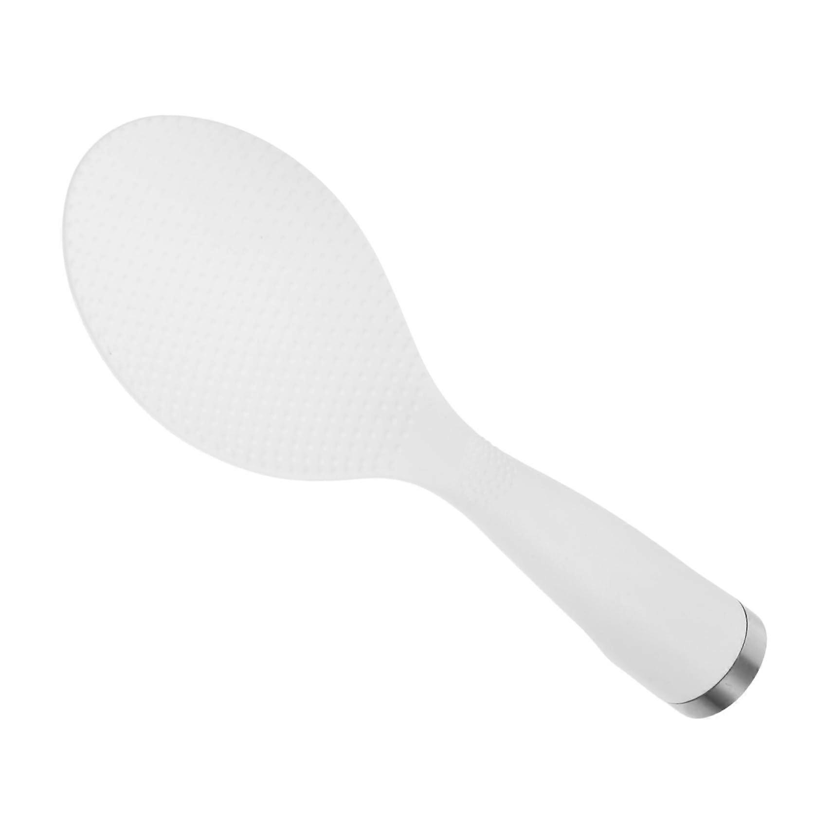 Non Stick Rice Paddle with Stand Nonstick Serving Surface Rice Cooker Spoon for Kitchen