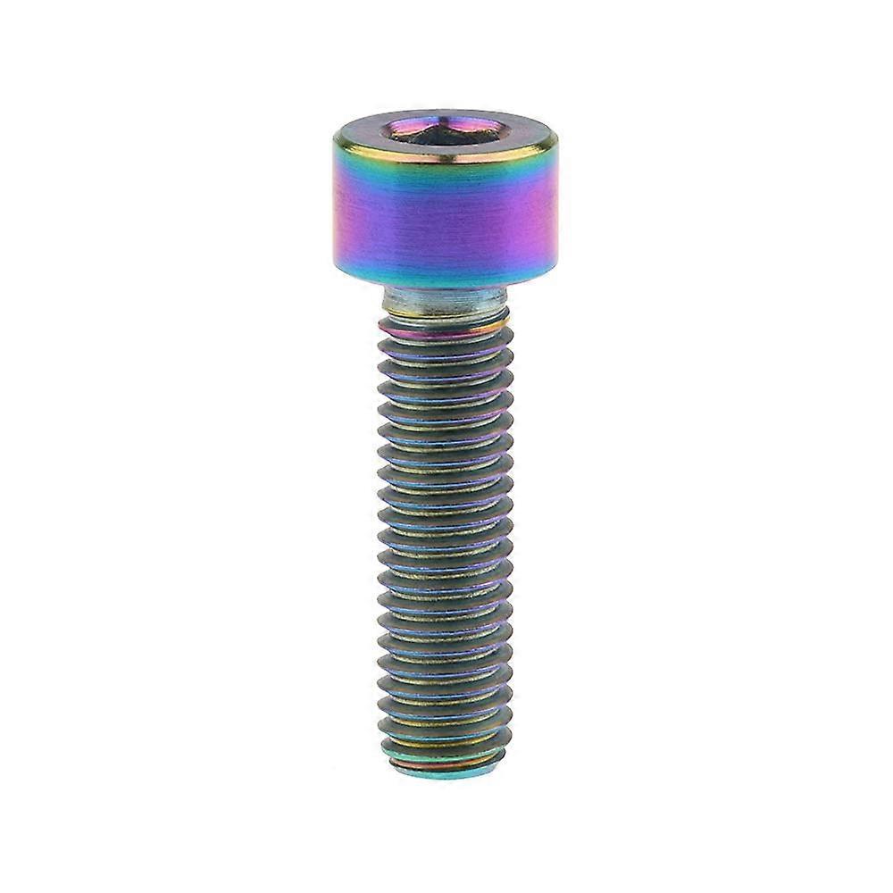 Titanium Allen Socket Cap Bolt M8x30mm Grade 5 Rainbow  Strength Corrosion Resistant