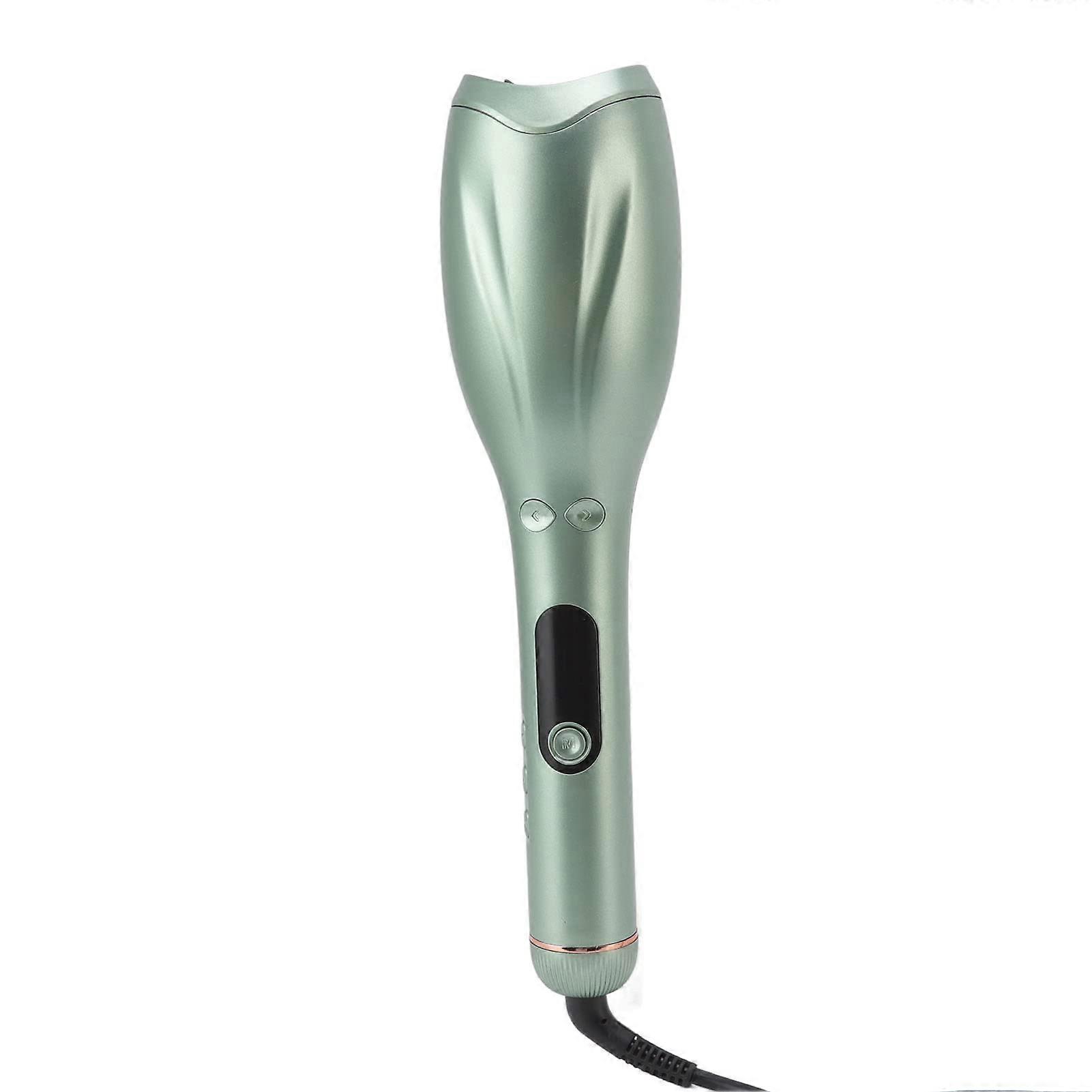 Automatic Hair Curler with LED Display, AntiTangle Rotating Curling Iron, Fast Styling Dual Voltage