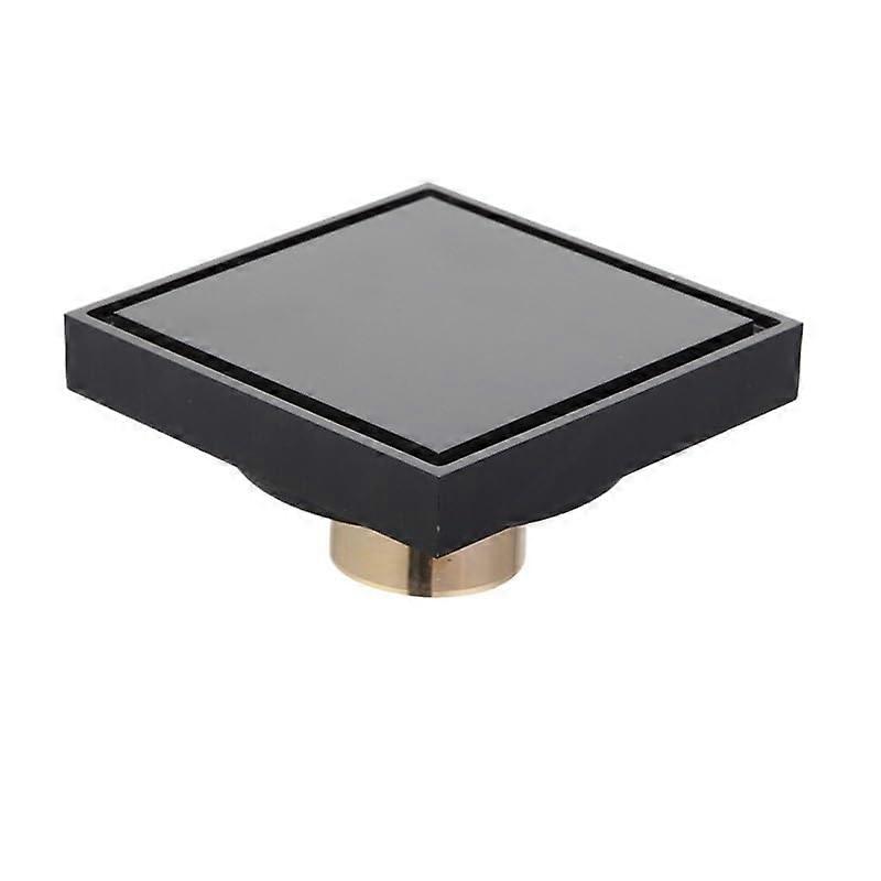 Rustproof Stainless Steel Floor Drain 10x10cm Square Tile Insert Shower Drain Cover for Bathroom Kitchen