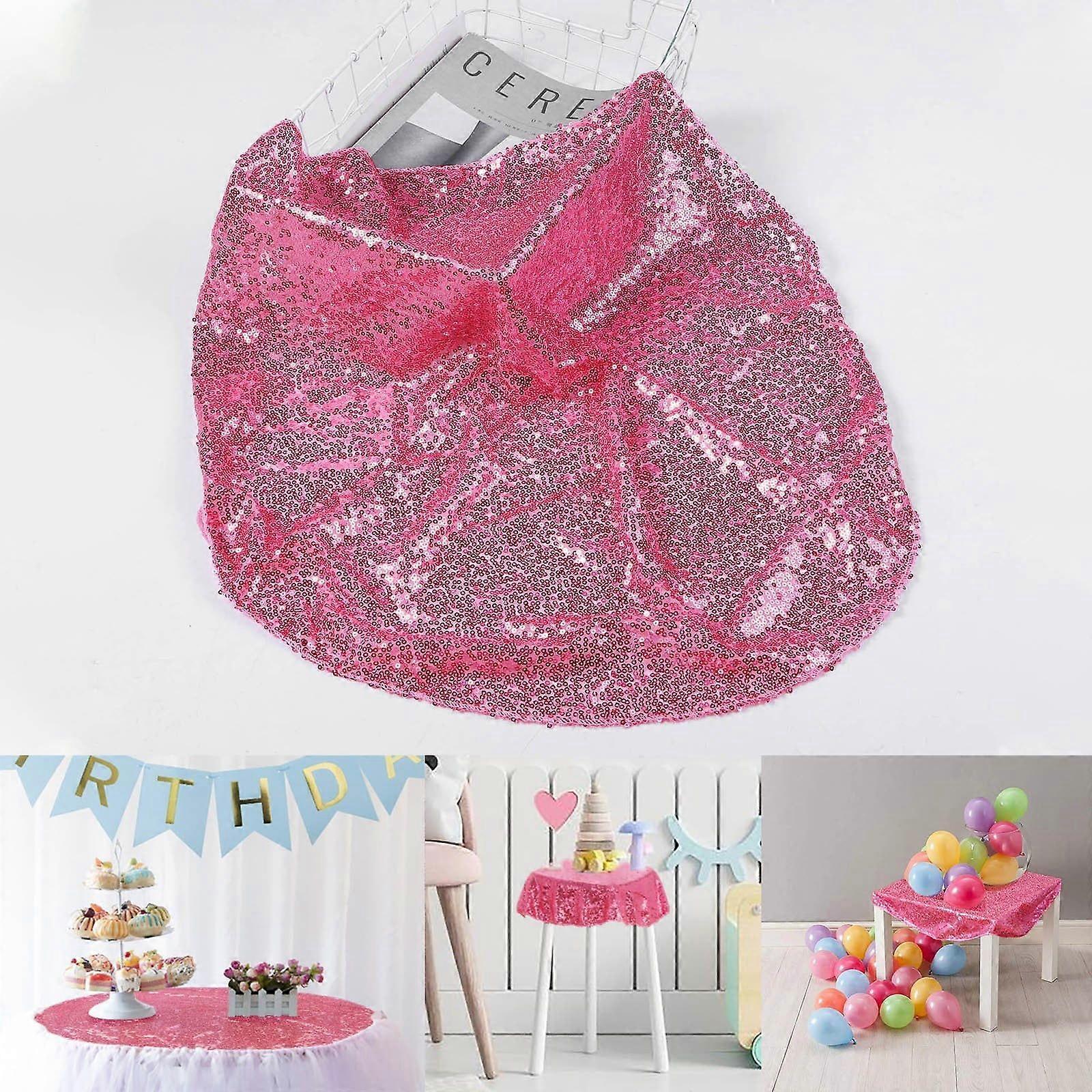 Placemats Sequin Tablecloth 23.6 Kitchen Supplies Blue K