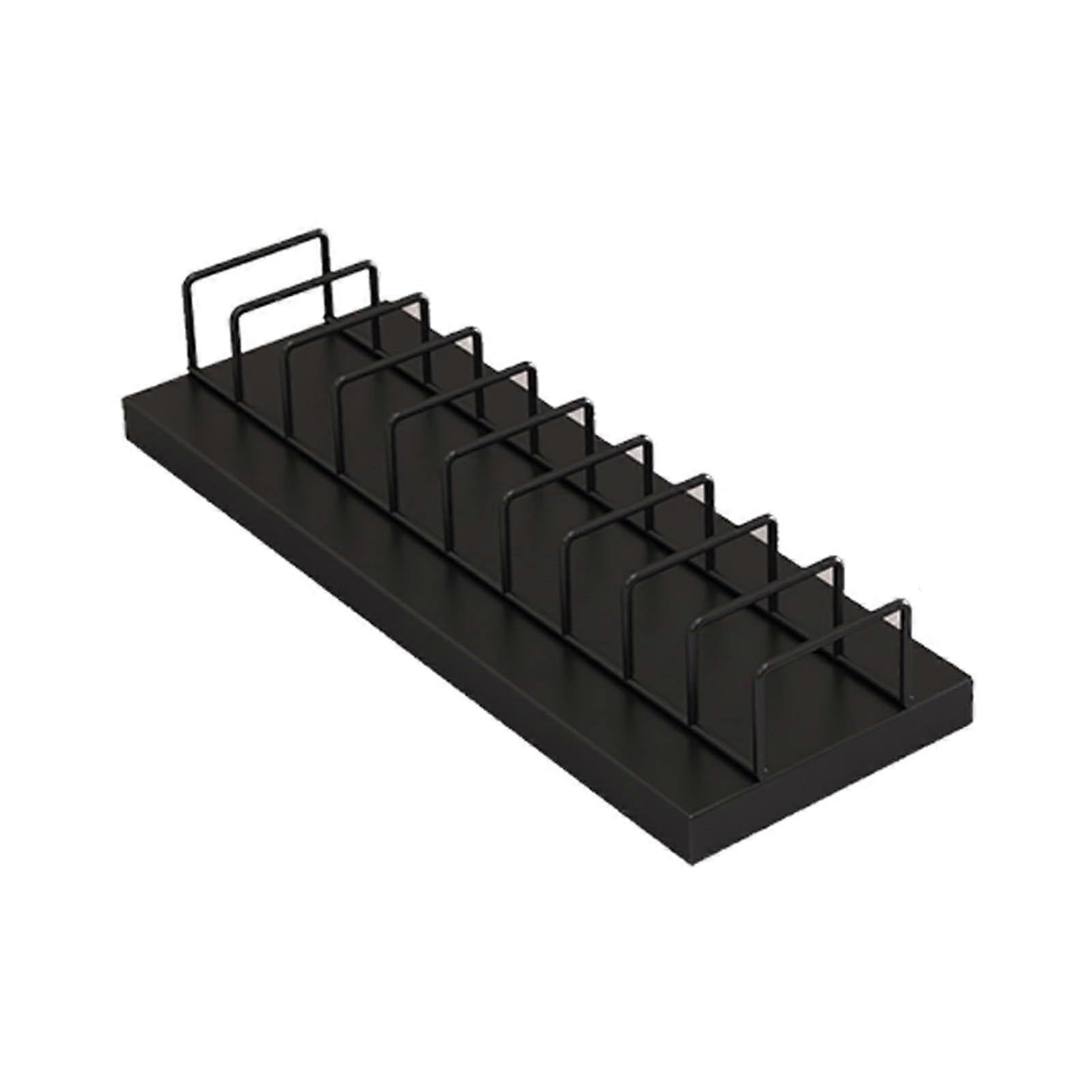 Tile Display Rack with 10/20/30 Slots, Vertical Marble and Stone Sample Holder, Durable Iron Stand