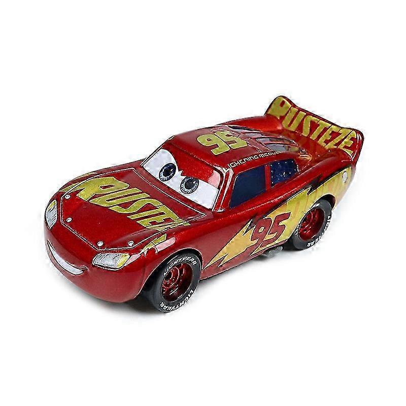 Disney Cars Pixar Cars 95-3rd Generation Blue Metal Diecast Toy Car 1:55 Lightning McQueen Kids Toys Boy Christmas Gifts