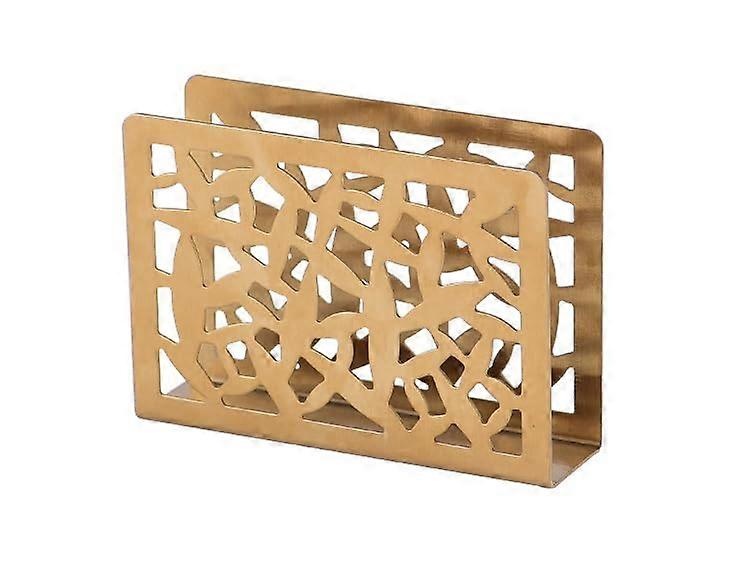 Gold Stainless Steel Napkin Holder Rustproof Elegant Design for Kitchen and Dining Table