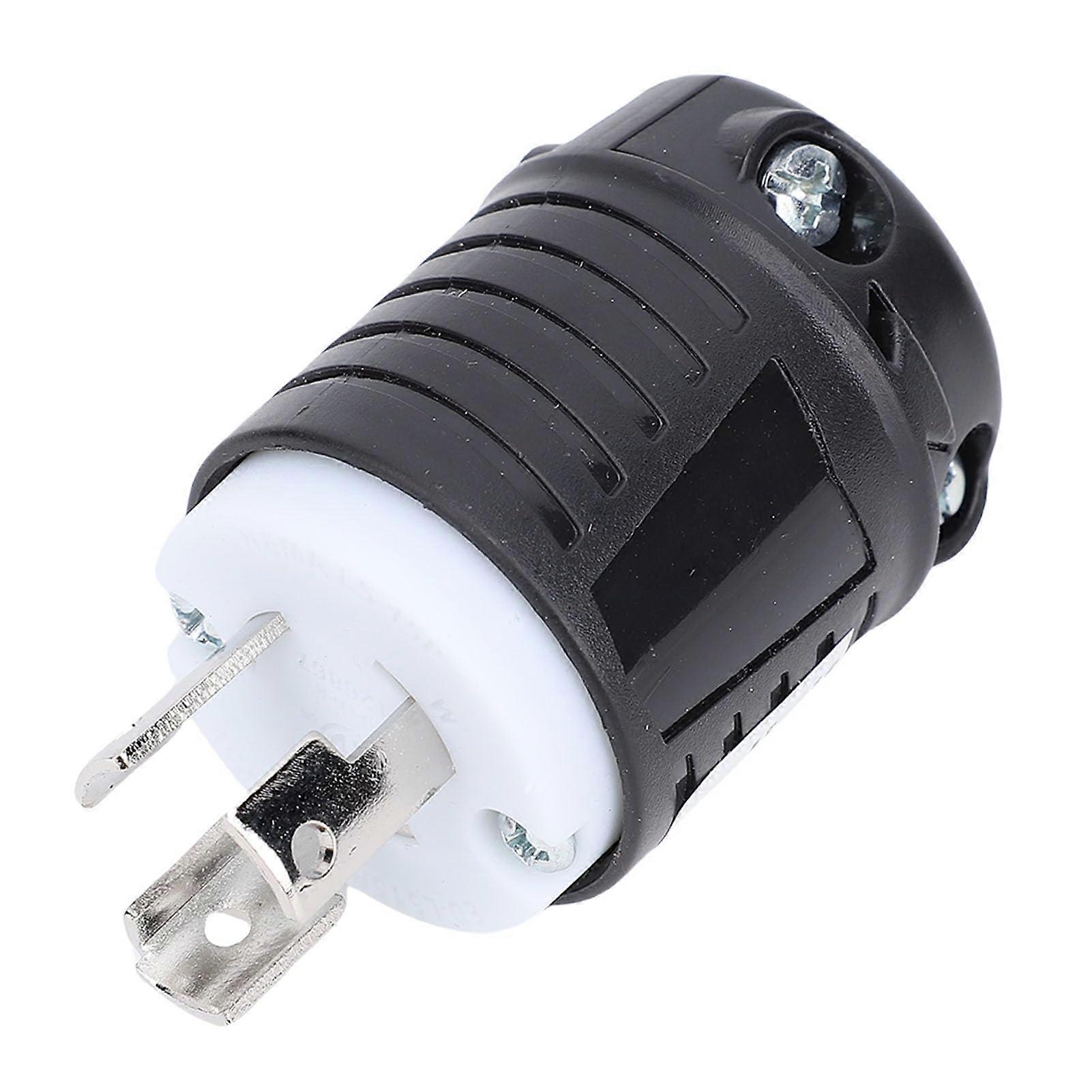 L515P Locking Plug 15A Secure RV Generator Power Connector for Campground Socket