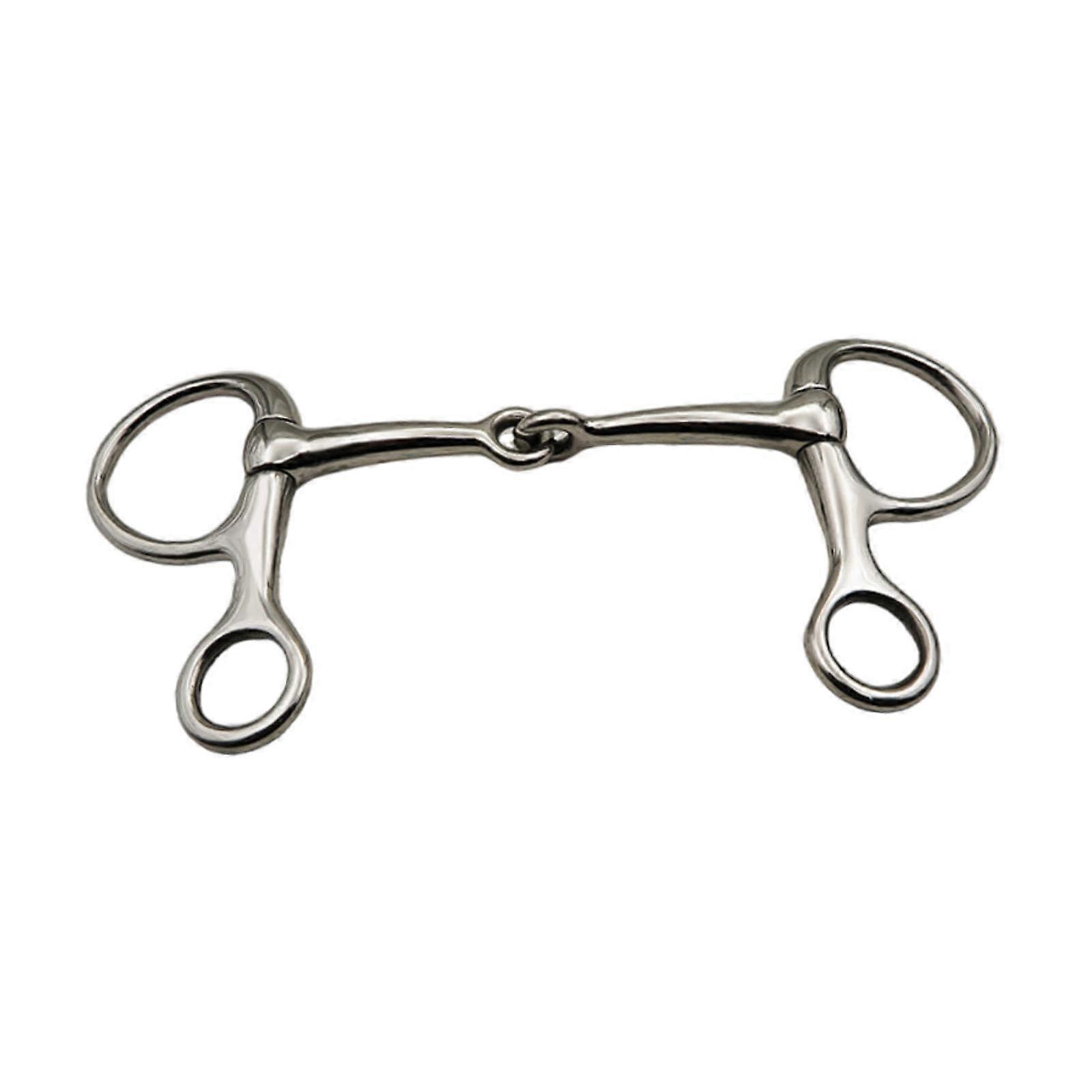 Stainless Steel Horse Snaffle Bit for Riding and Training Rustproof Equestrian Bridle Bit