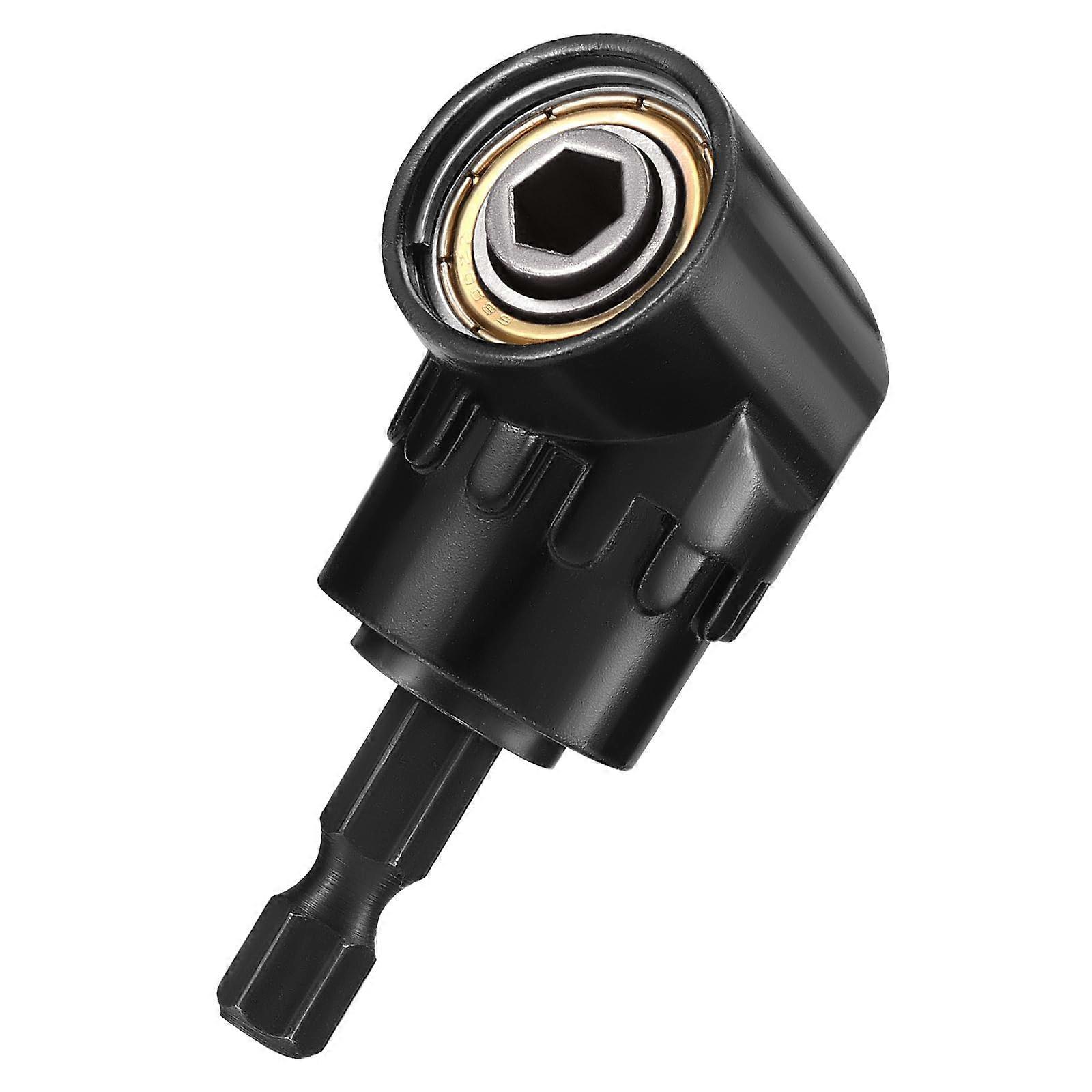 Right Angle Drill Attachment 105 Degree Screwdriver Adapter with Magnetic Bit Holder for Tight Spaces