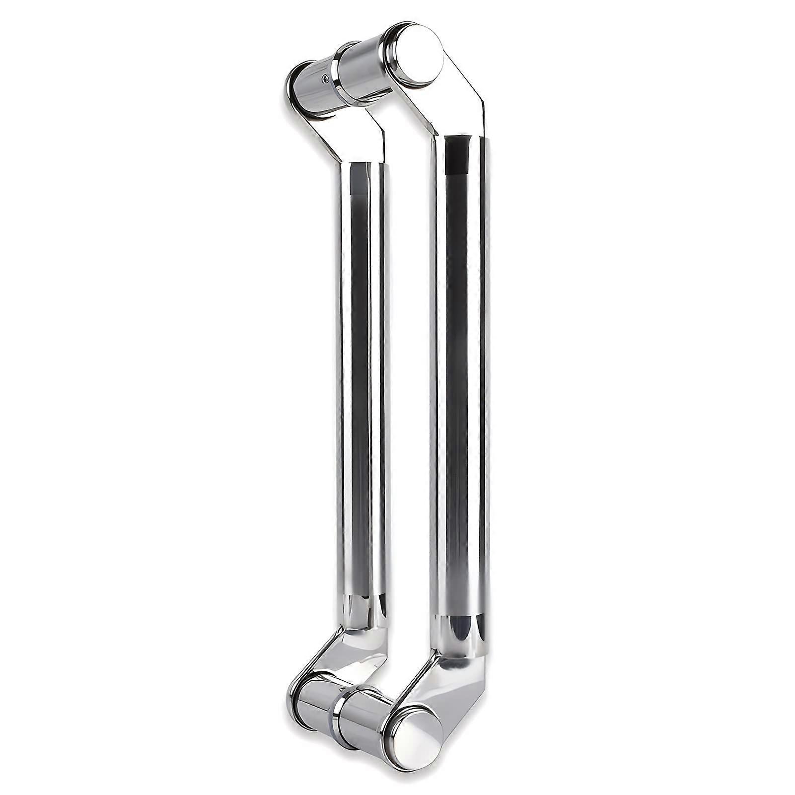 Stainless Steel Barn Door Handle DoubleSided Push Pull Rustproof Grip for Office Hotel Terrace 94cm Silver