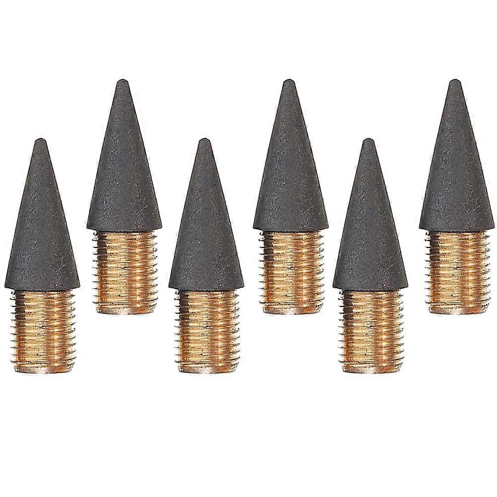 6Pcs Inkless Pencil Replacement Tip Everlasting Pencil Graphite Pen Head