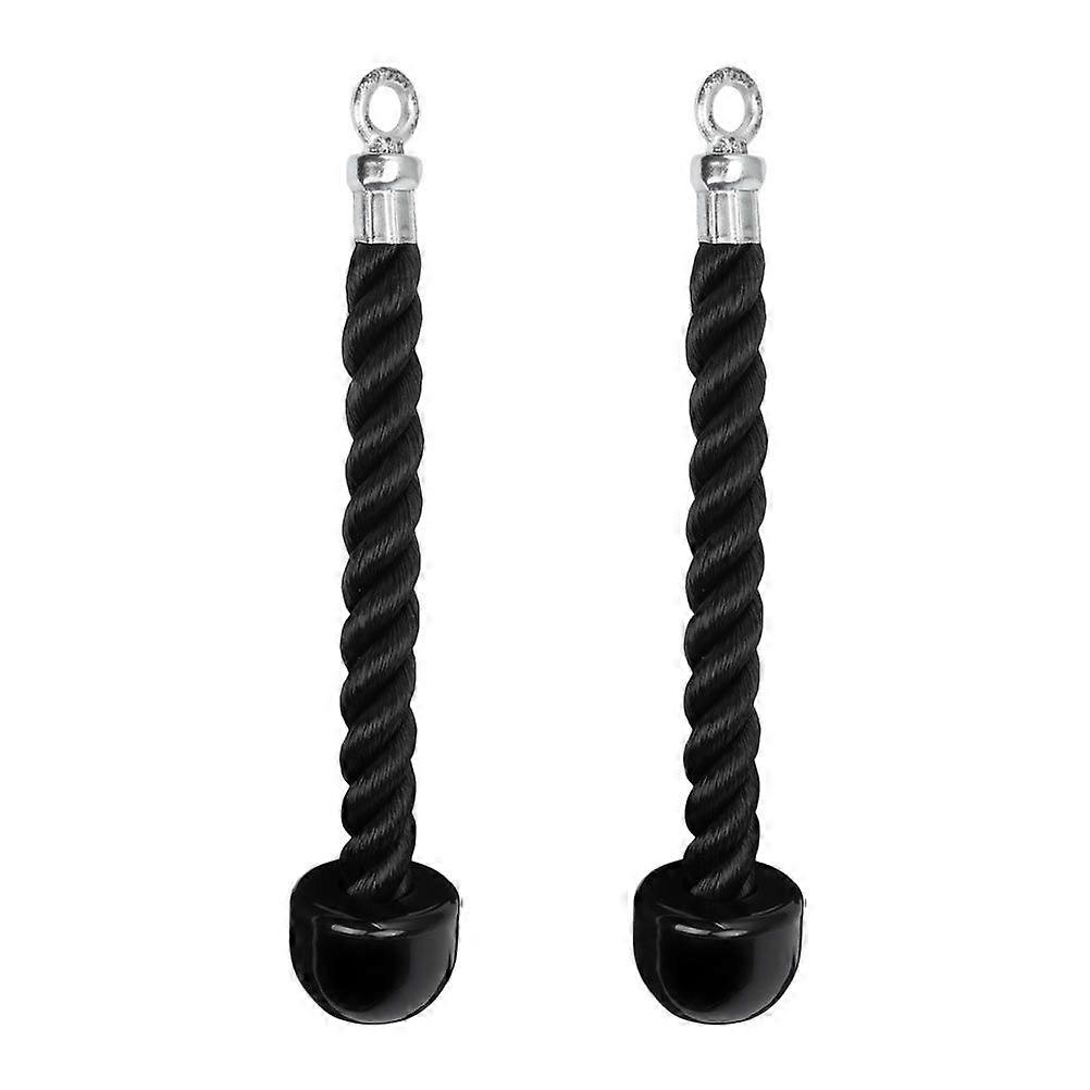 2 Pcs Triceps Rope Single Grip Pull Down Bicep Rope Exercises Attachment Device