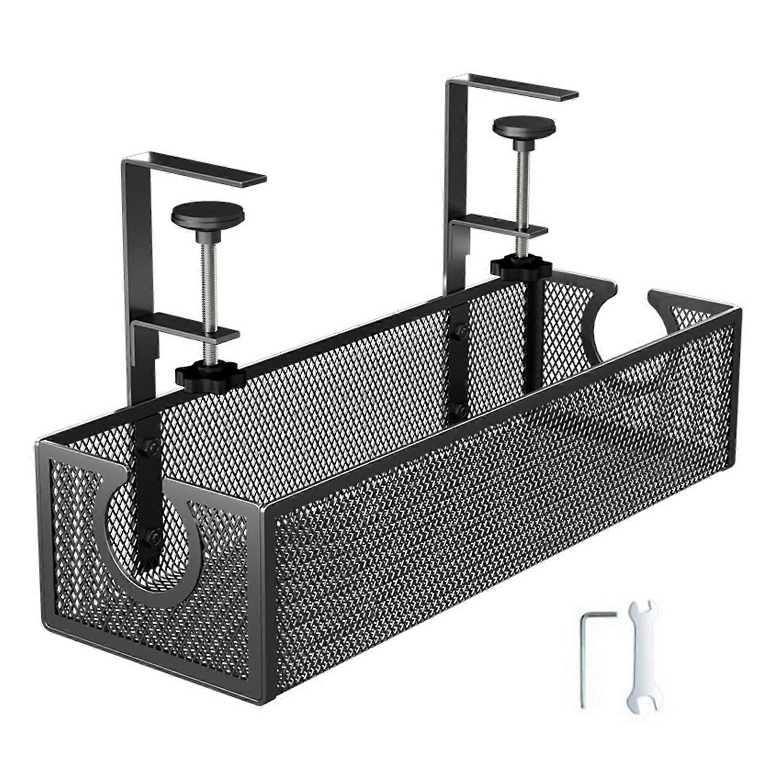 Storage Rack Large Capacity Strong Load-bearing Simple Installation Clamp Mount Wire Management