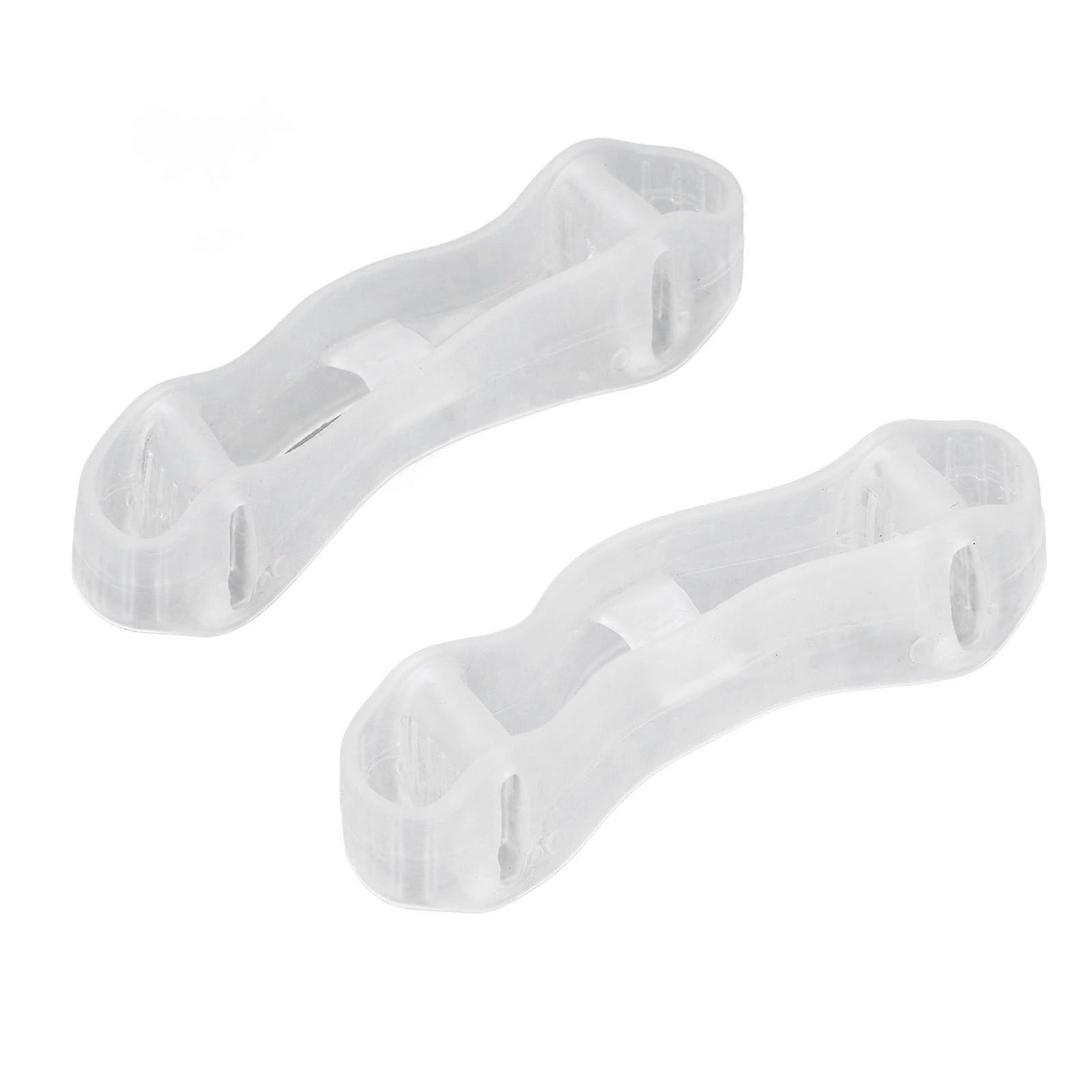 2Pcs Silicone Toe Separator and Bunion Corrector with 2 in 1 Design for Foot Alignment Support