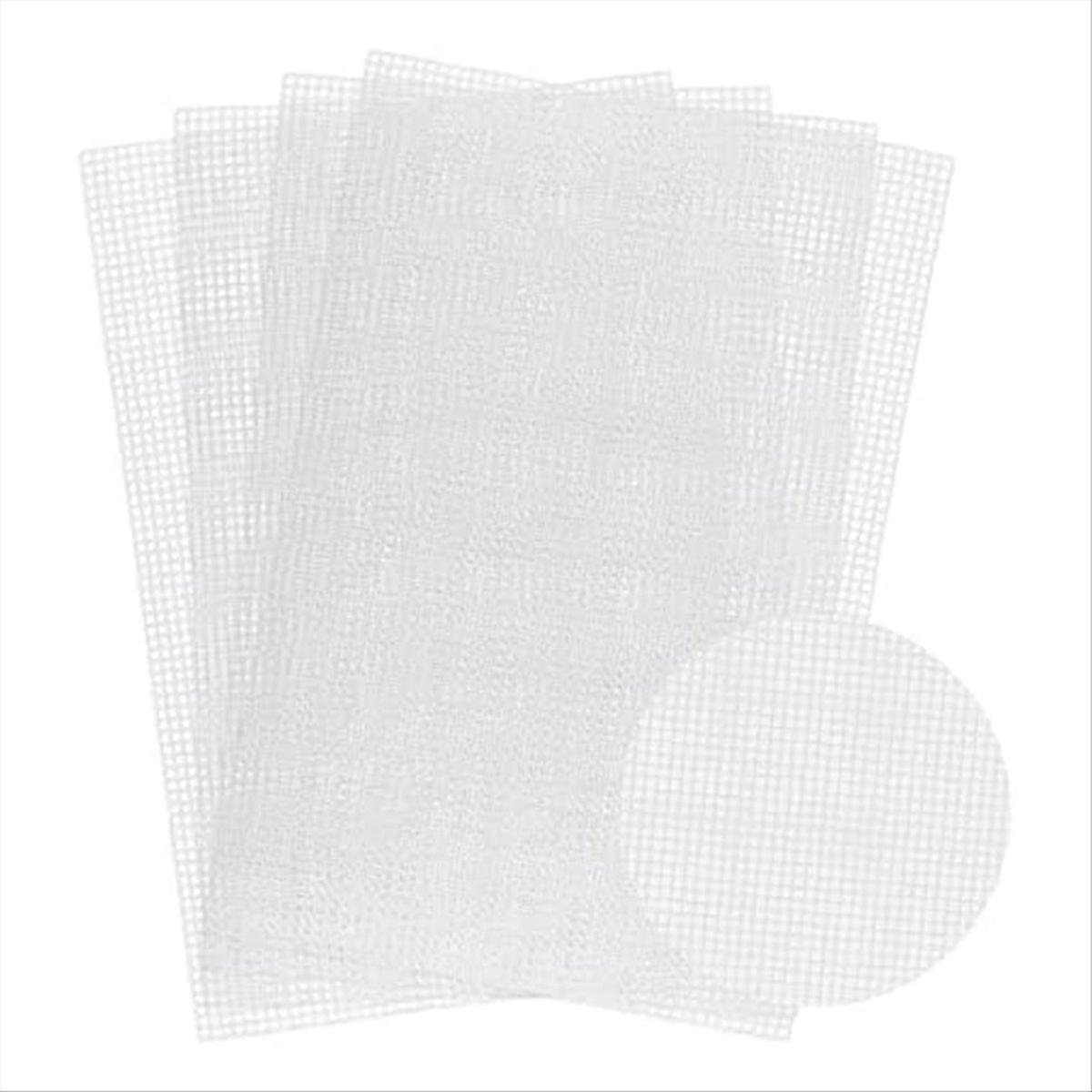 Plastic Mesh Canvas Sheets for Embroidery,Knitting Crochet Projects,A