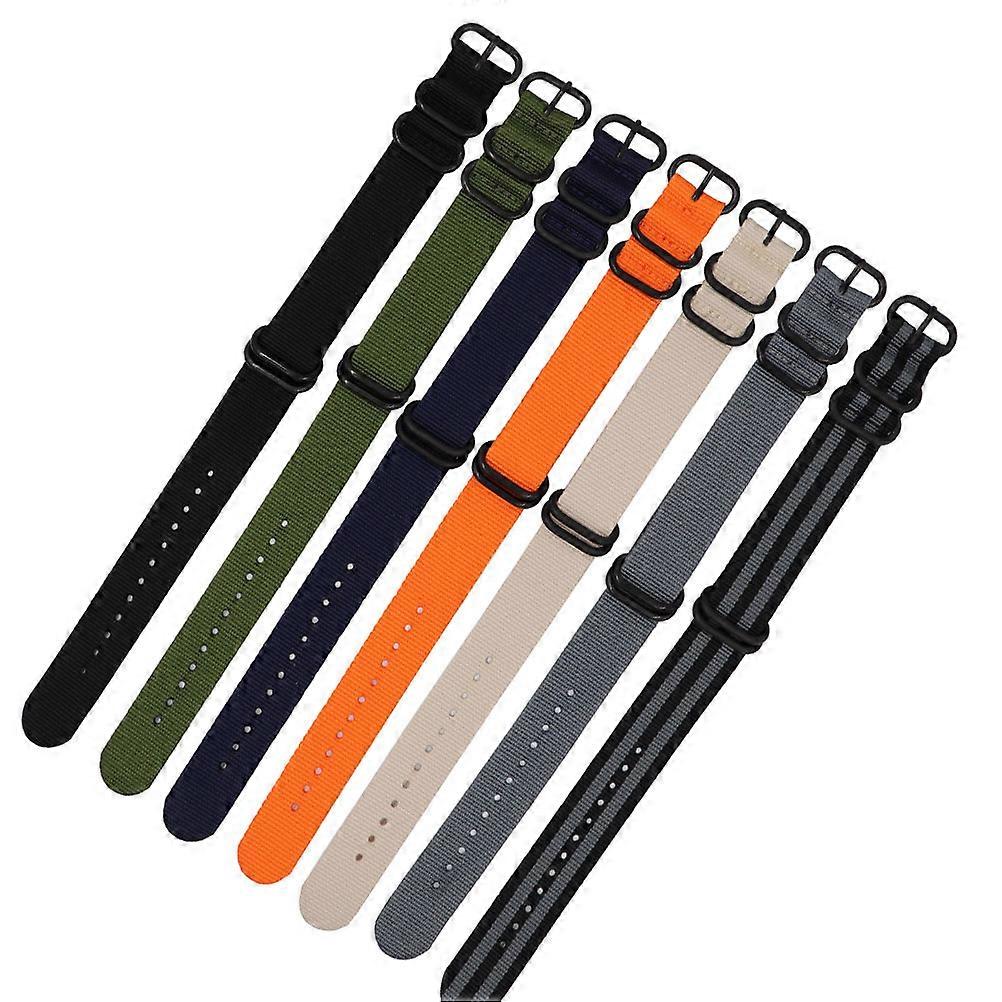 Nylon Watch Strap Durable Watch Replacing Band Adjustable 1Pcs Grey