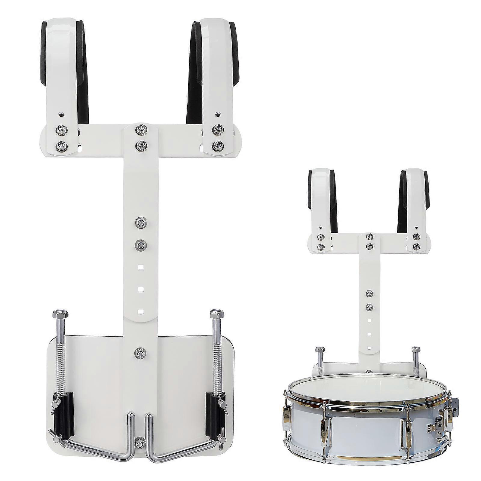 Marching Snare Drum Carrier Aluminum Back Frame with 3Pcs Set