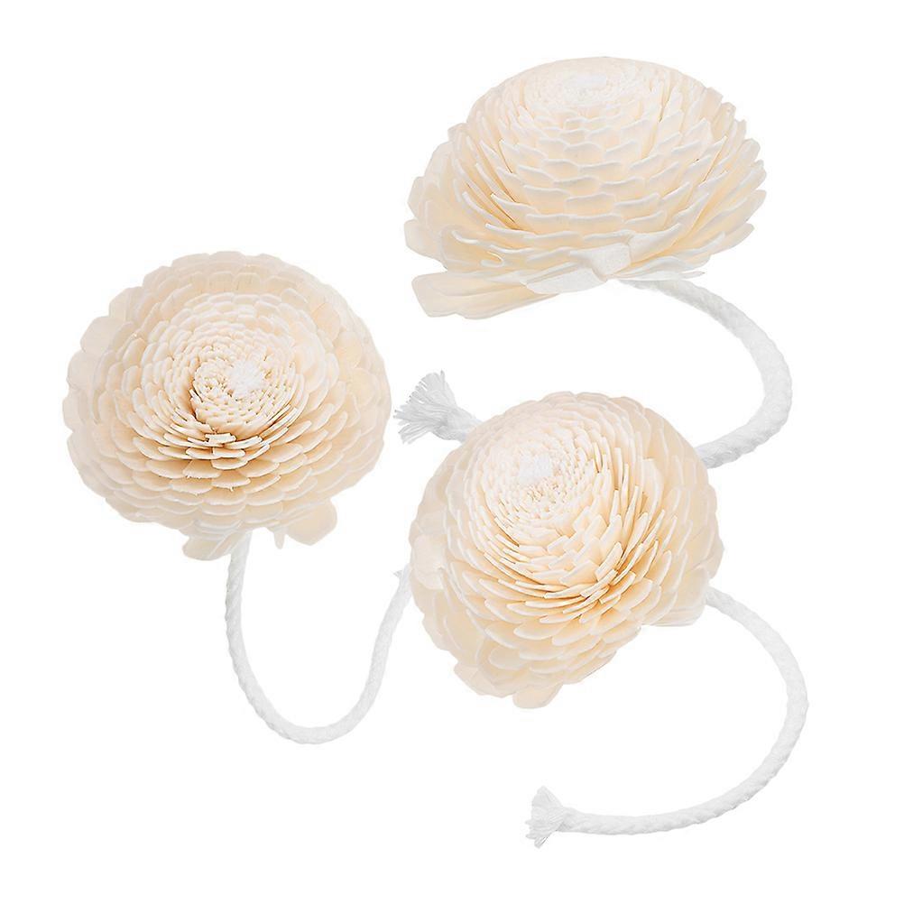 Cotton Rope Diffuser Flower Head for Even Scent Distribution 3Pcs