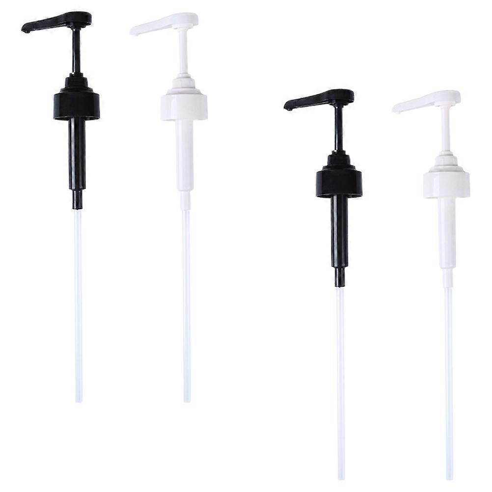 Oyster Sauce Pump Reusable Pump Dispenser for Kitchen Use 4Pcs Plastic