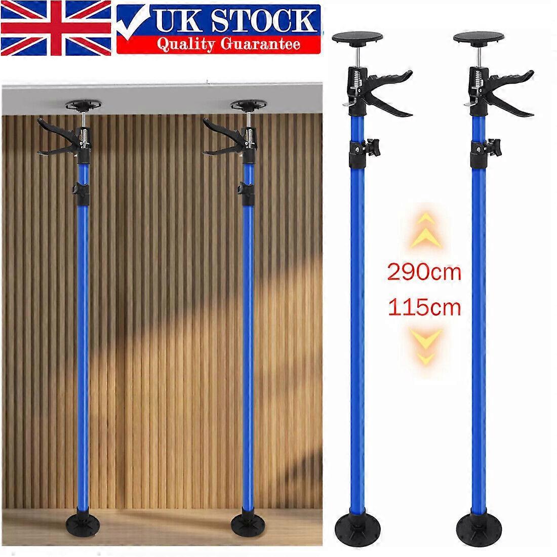 2PC Adjustable Drywall Plasterboard Builder Ceiling Easy Support Props 115-290cm UK