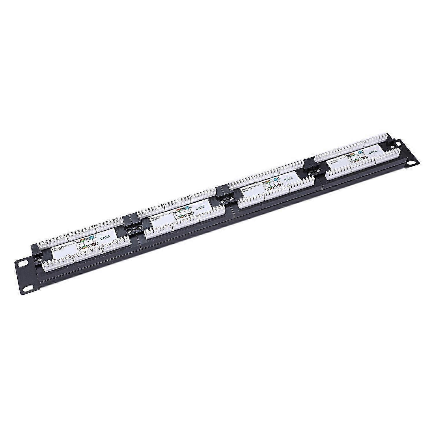 UTP 24 Port Rj45 Patch Panel Rack Cable Wall Mounted Bracket Connector Rack Tool Ethernet Lan Networ