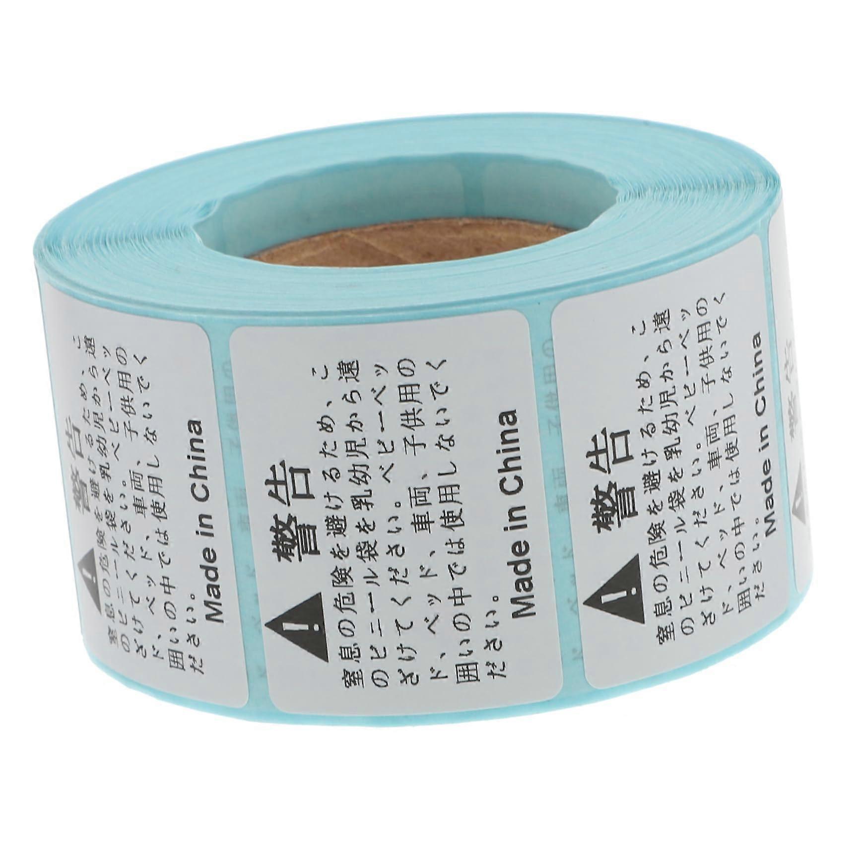 800Pcs Self Adhesive Suffocation Warning Labels for Packaging Bags Boxes with Clear Safety Text