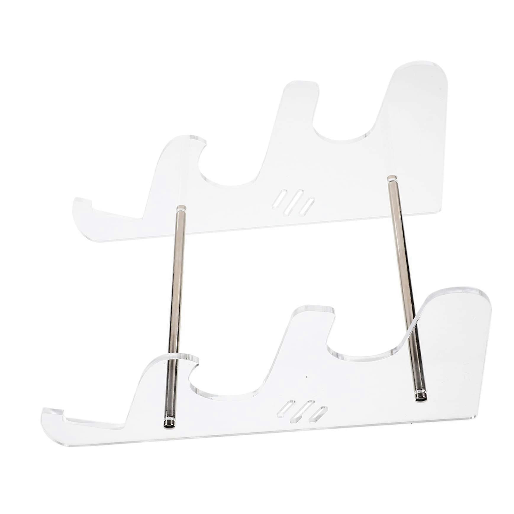 Keyboard Display Stand Transparent Acrylic ThreeTier Ergonomic Riser for Mechanical Keyboards