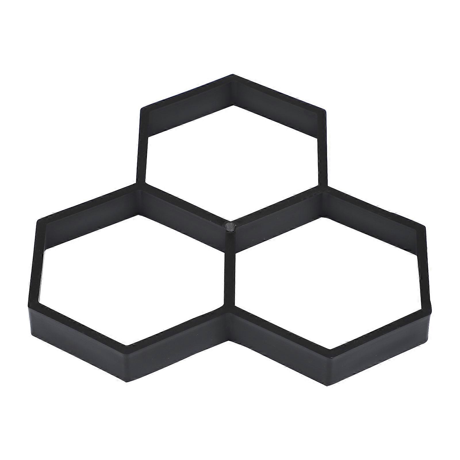 Plastic Floor Mold Durable DIY Path Maker Tool for Cement Use 2Pcs