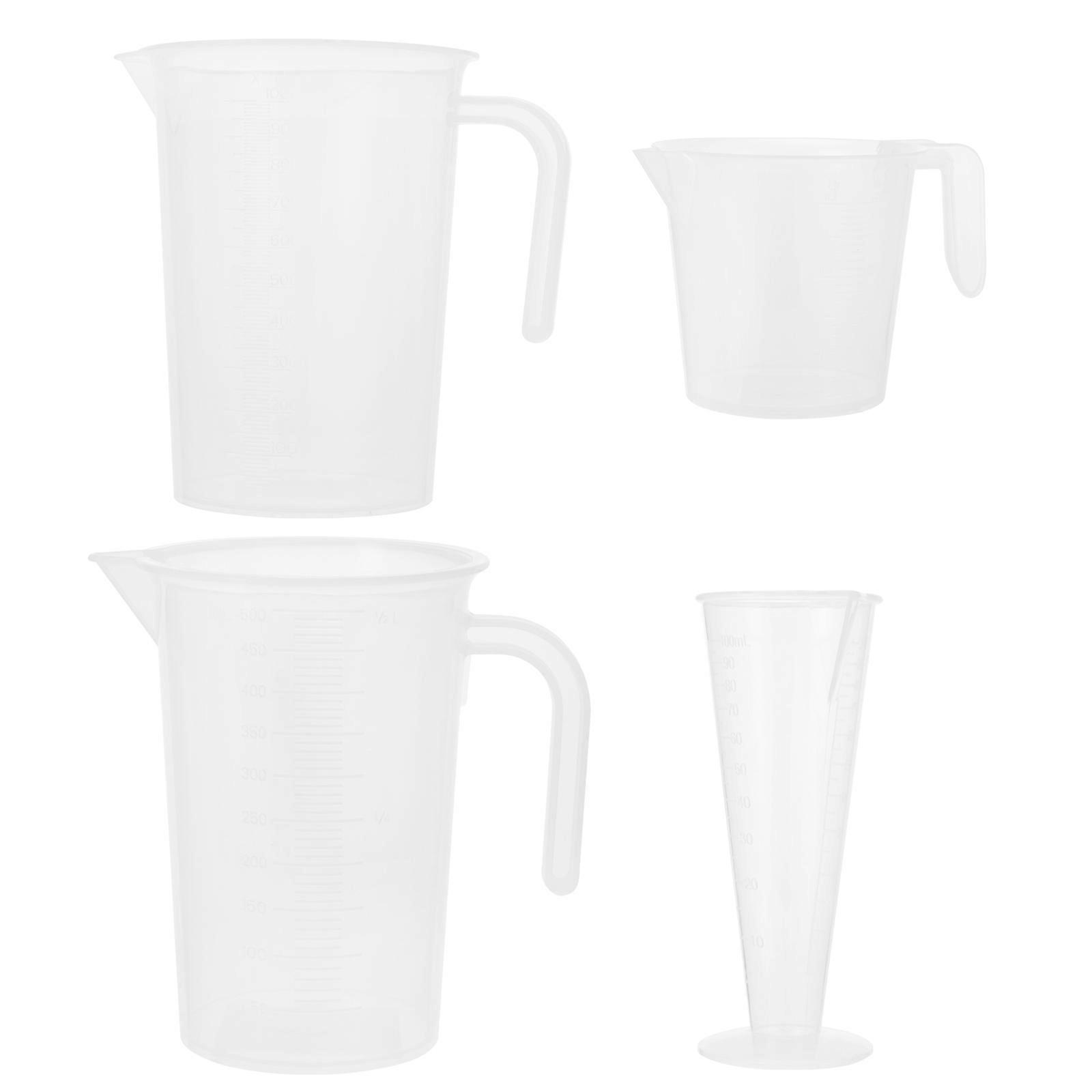 Clear Plastic Measuring Jug for Baking Use 12Pcs Measuring Cups Set