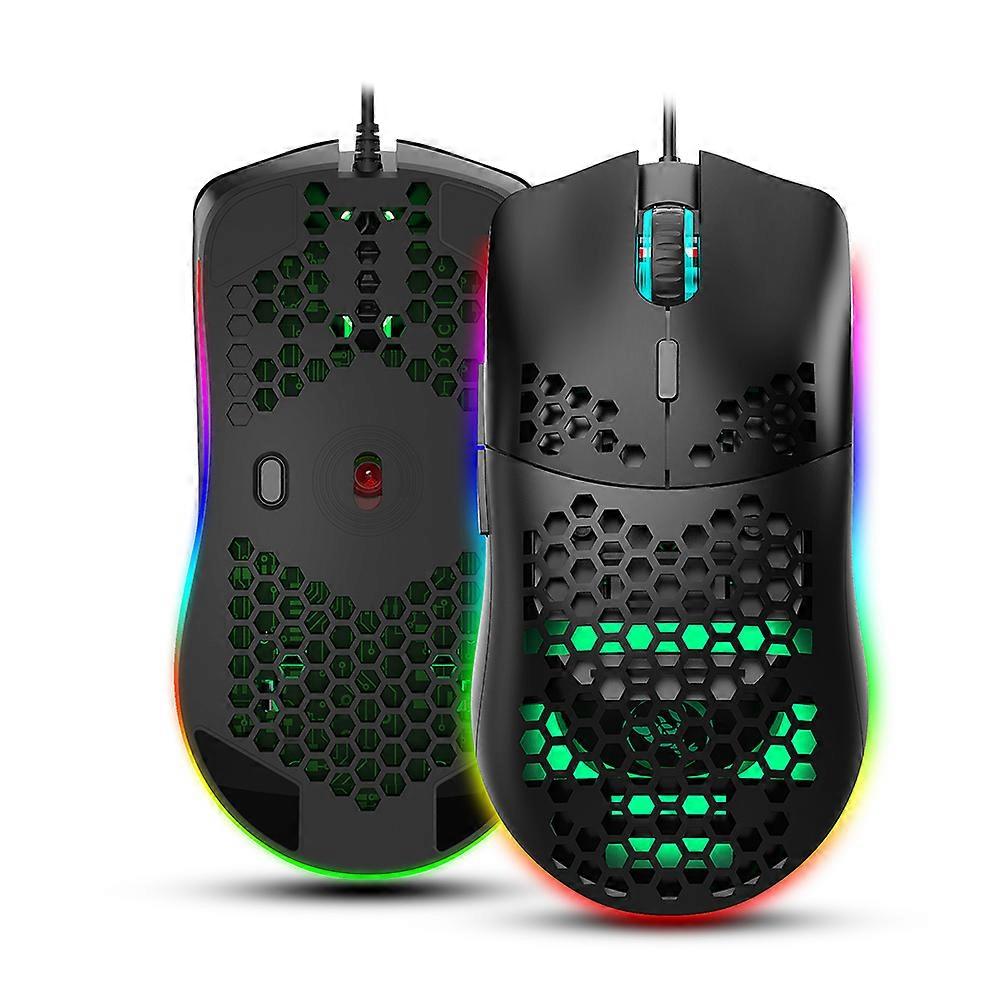 Rgb Gaming Mouse Hole Design Computer Mouse for Pc Use
