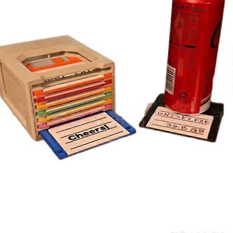 Coaster Holder retro technology coaster holder set
