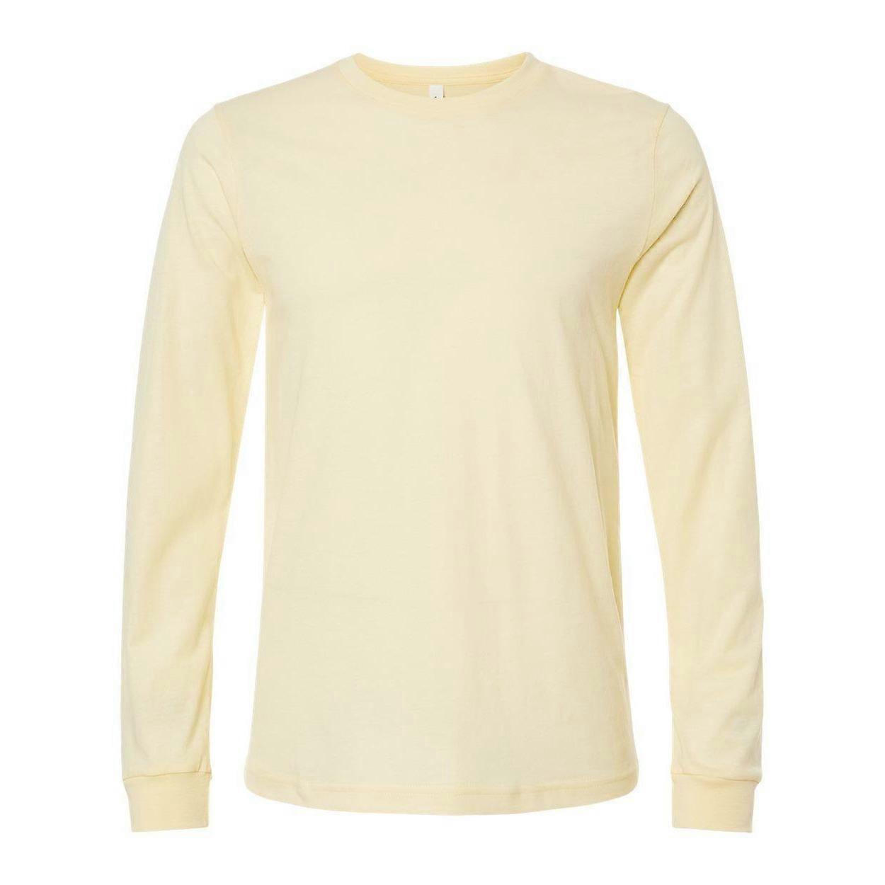 BELLA + CANVAS Heather CVC Long Sleeve Tee