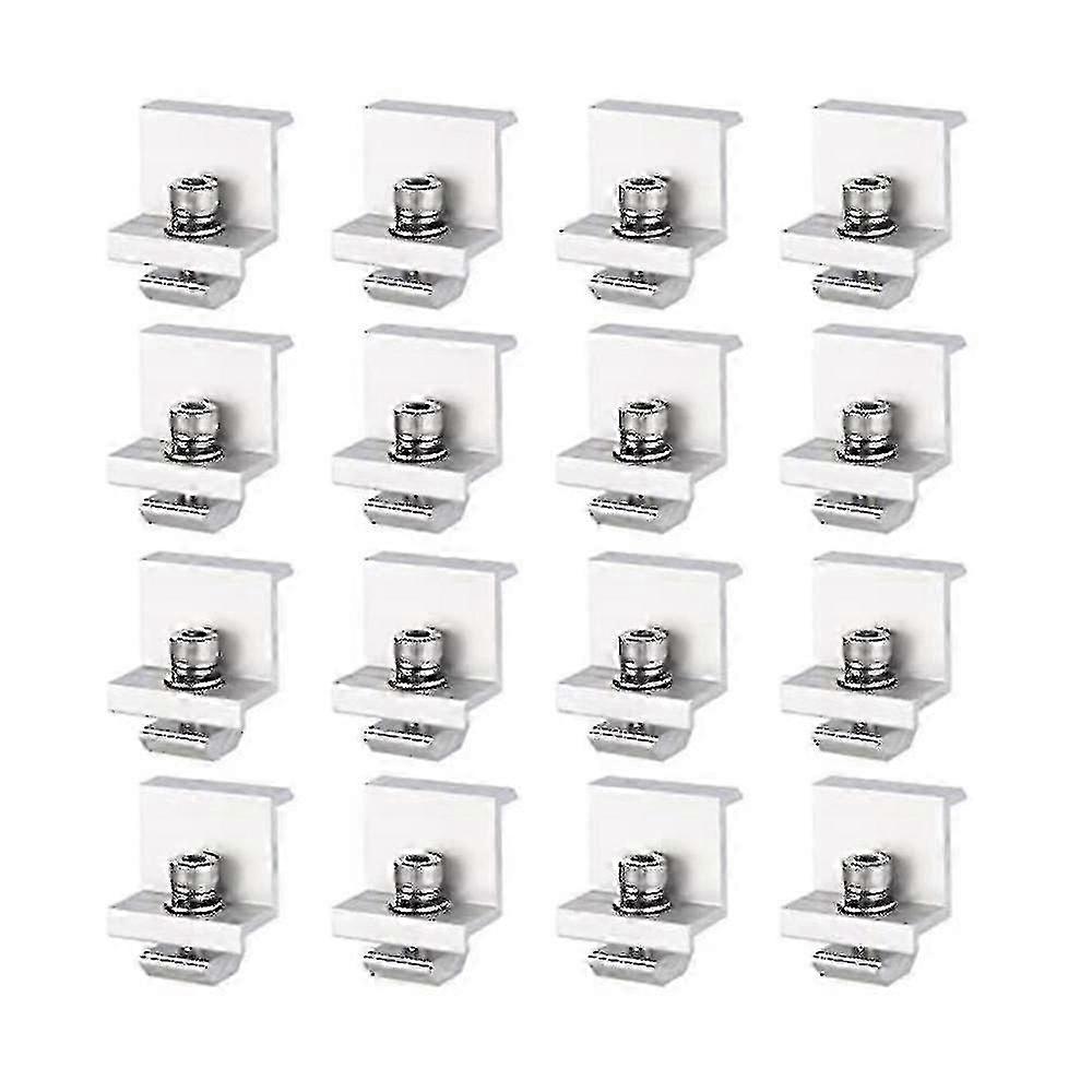 16pcs Solar Module Bracket End Clamp, 35mm Module Bracket End Clamp, Solar Panel Bracket Clamp,sola