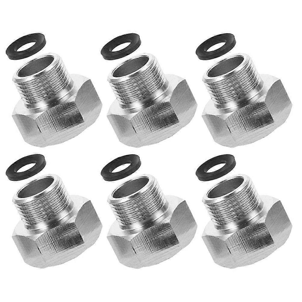 6st kranadapter vattenslangadapter bricka trädgårdsslang montering kranadapter byte