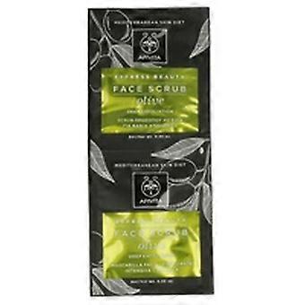 Express Beauty Deep Exfoliation Face Scrub with Olive 2 units of 8ml