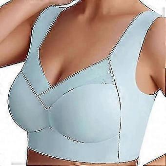Wirefree Push Up Seamless Sports Bra compatible withWomen Plus Size Comfortable