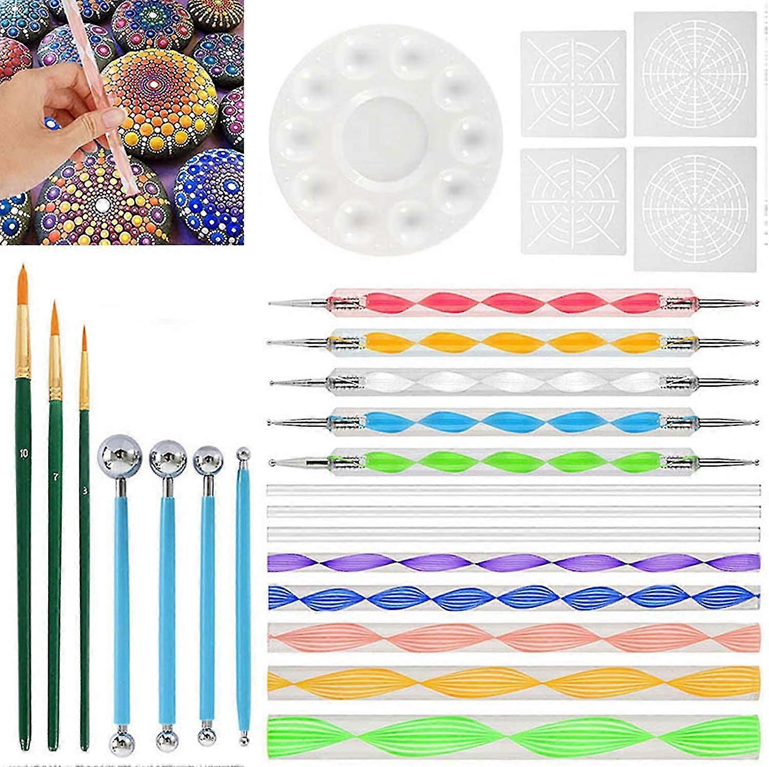 Mandala Dotting Tools Kits, 25 Tlg Mandala Dotting Tools Set
