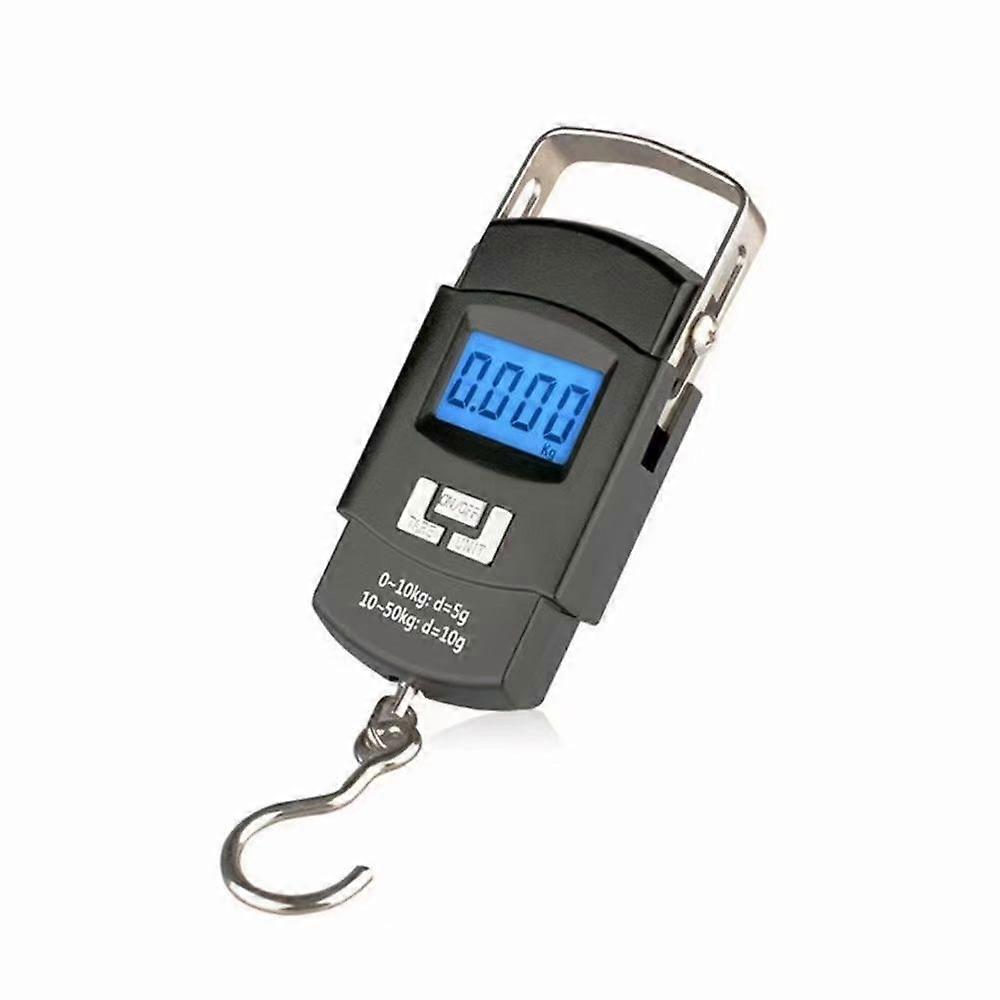Electronic Scale, Mini Portable Electronic Hook Scale 50 kg (black)