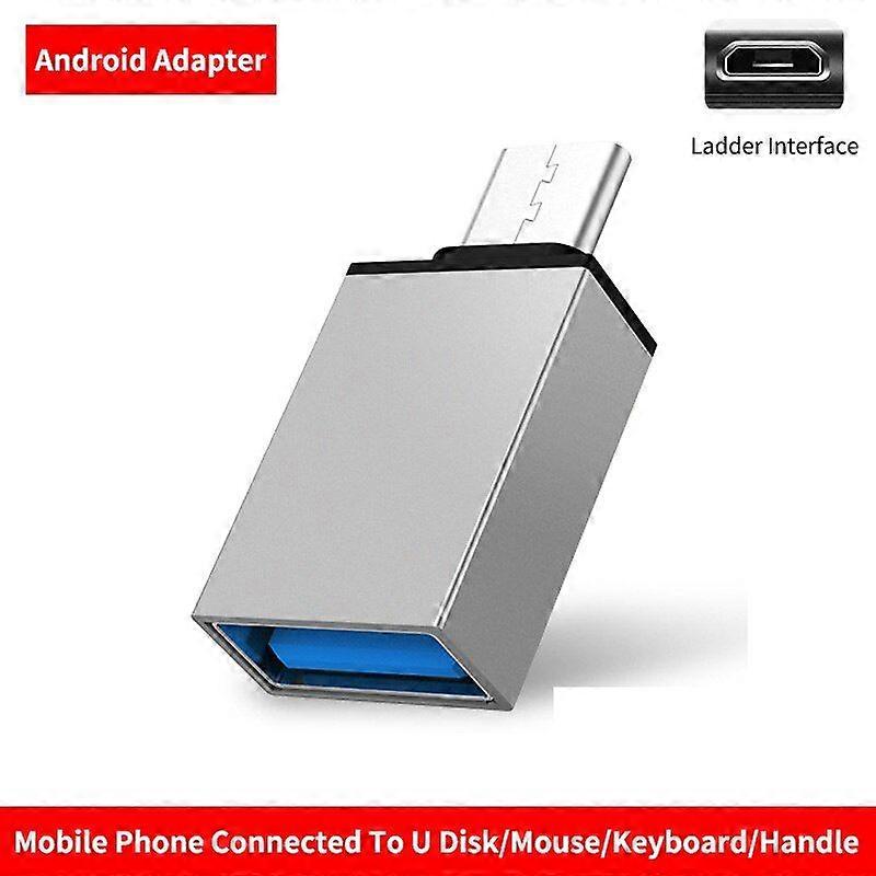 OTG Type C Type C to USB Adapter compatible withApple Two / Three in One, U Disk, Micro Type C Interface, OTG Converter, compatible withMacBook, Samsu