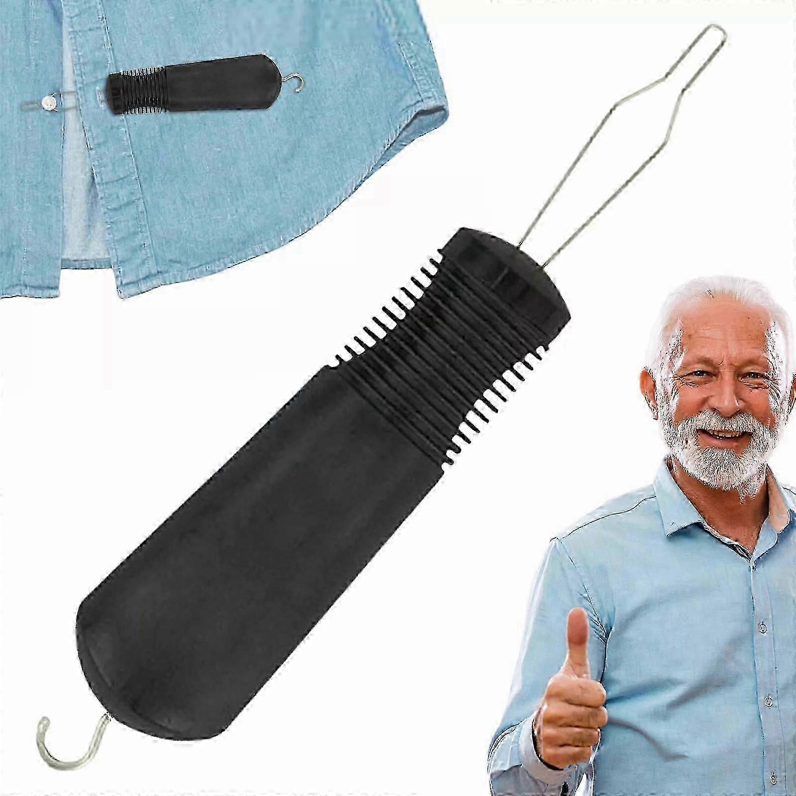 Button Hook Helper Button Hook Zipper Pull Helper Dressing Aids Tool for Arthritis Elderly New