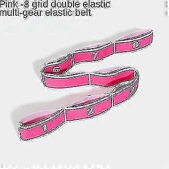 Multi-functional Dance Yoga Auxiliary Stretching Belt Adult Latin Training Elastic Bands Beginner Pilates Yoga Resistance Band-color7