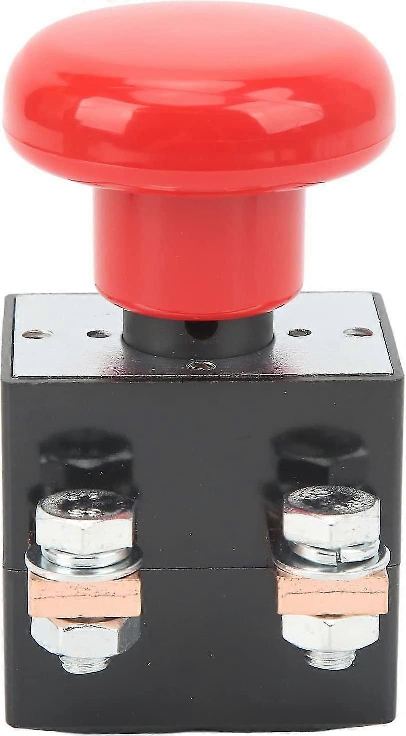 Emergency Stop Push Button Switch For Vehicle Forklift (black) (1pcs)