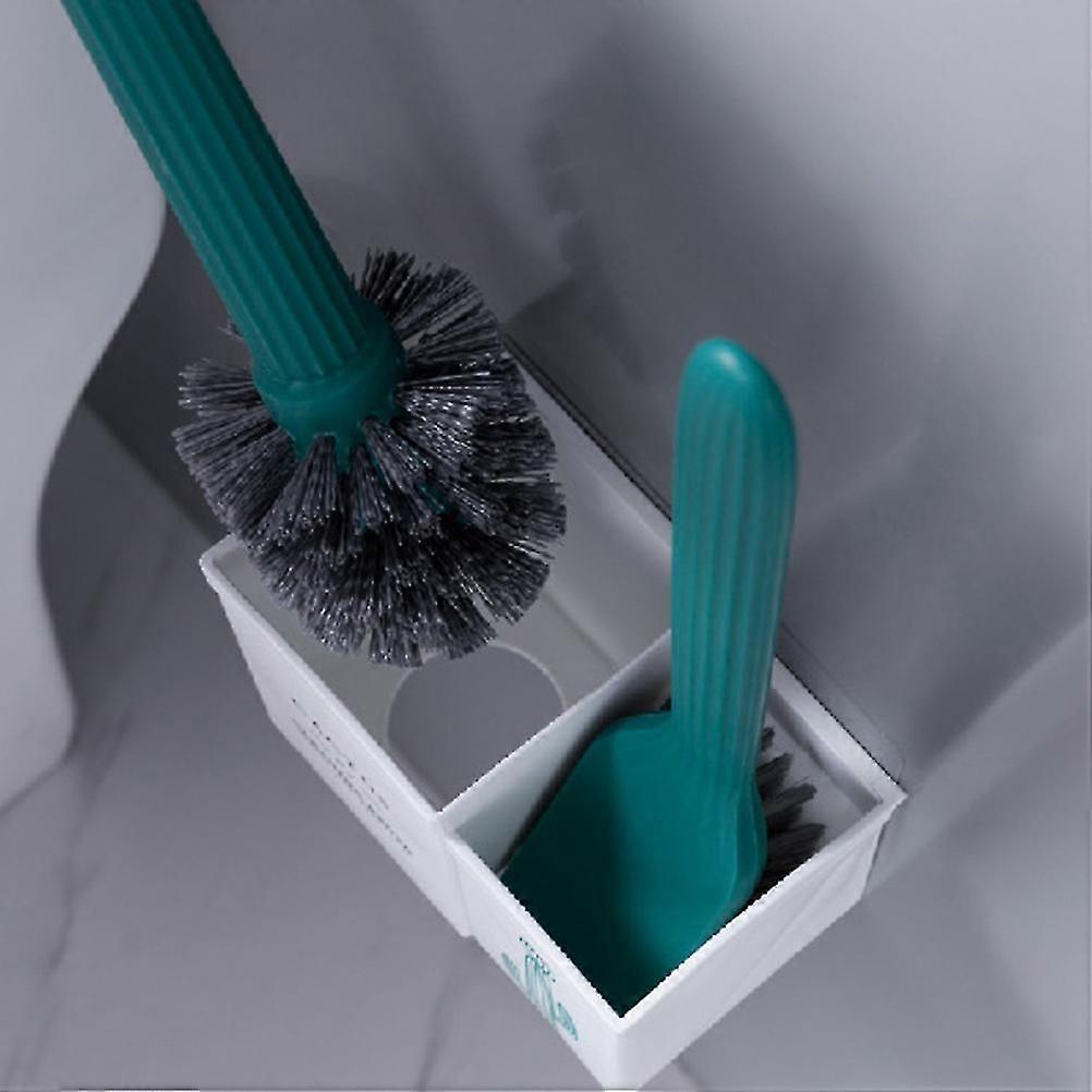Toilet Decontamination Brush Set | Nylon Bristles | Double Function | 1 Set