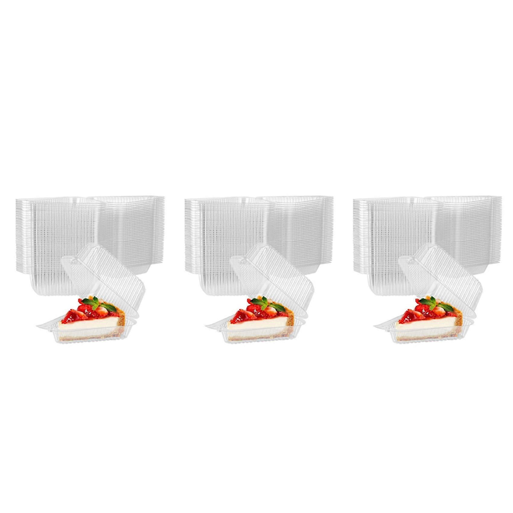 300Pcs Triangle Cheesecake Boxes Slice Cake Box Triangle Pie Holders Cake Boxes for Bakery Party Wedding