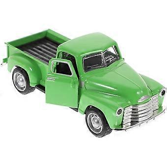 Truck Toys Old Pickup Truck Model Alloy Retro Car Model Pickup Die Cast Collectible Vehicle Toy for Home Desk Cabinet Decoraion (Green) Vintage Truck 