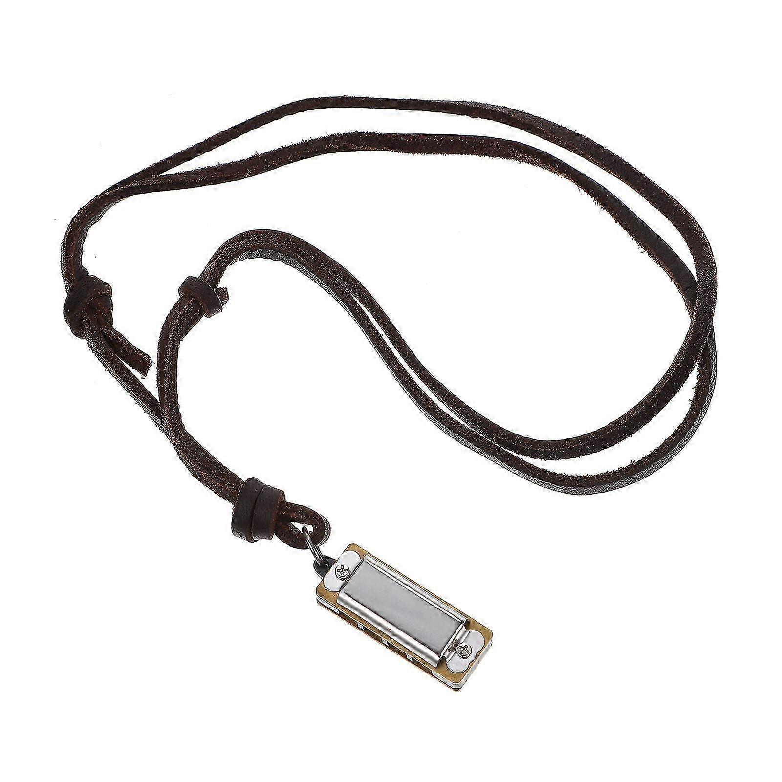 Creative Necklaces with Harmonica Charm Small Harmonica Jewelry Pendant