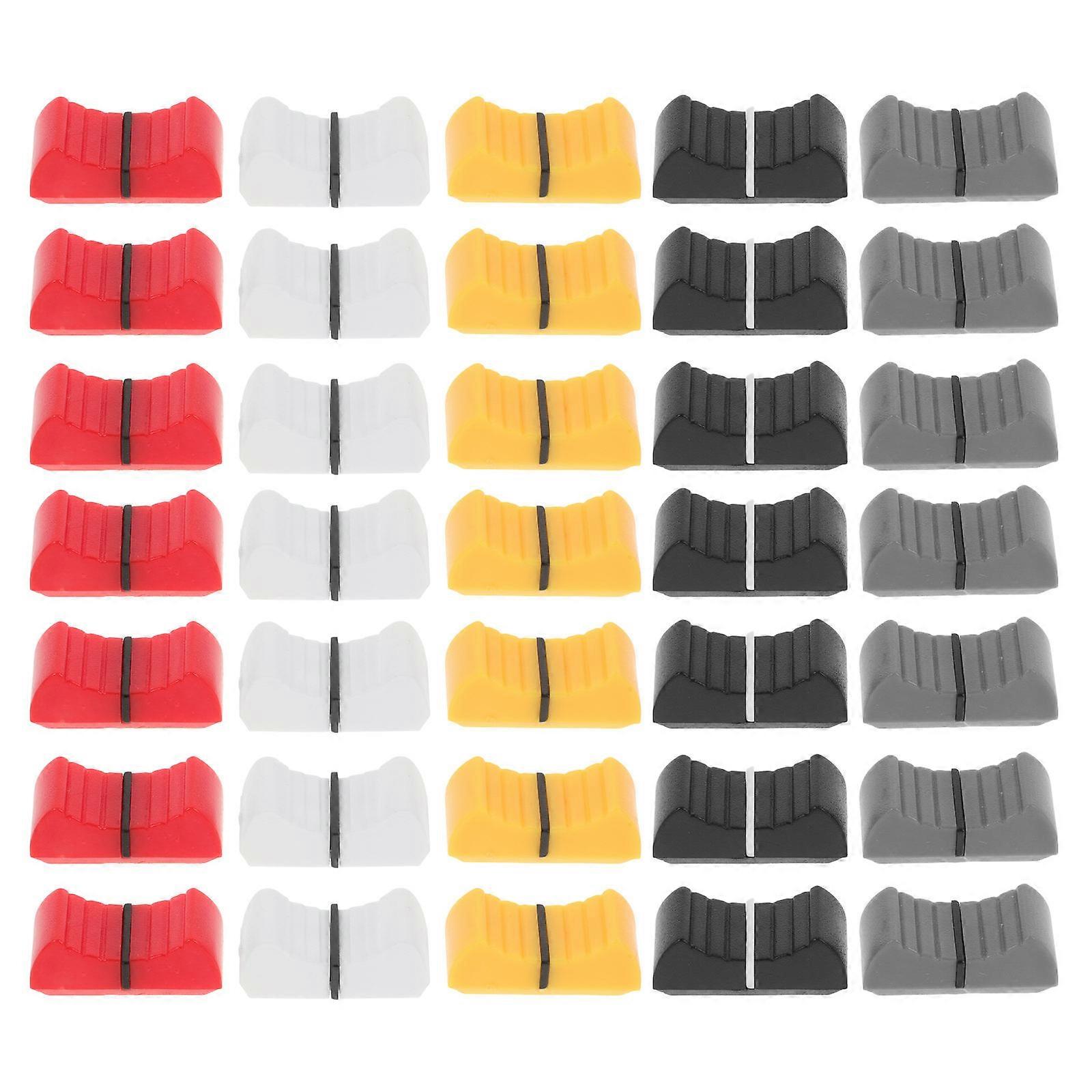 Fader Knobs Console Mixer Slider Replacement for Potentiometer 100Pcs
