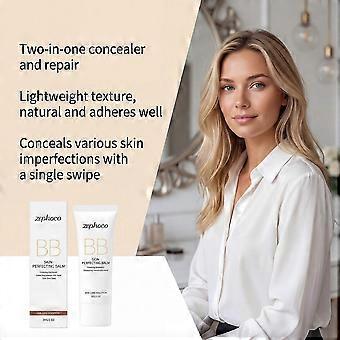 Skin Perfecting BB Balm, Natural Color Light Coverage BB Cream, Covers Blemishes & Corrects Uneven Tone,Hydrating Multi-Use Skin Care Balm, 1 OZ