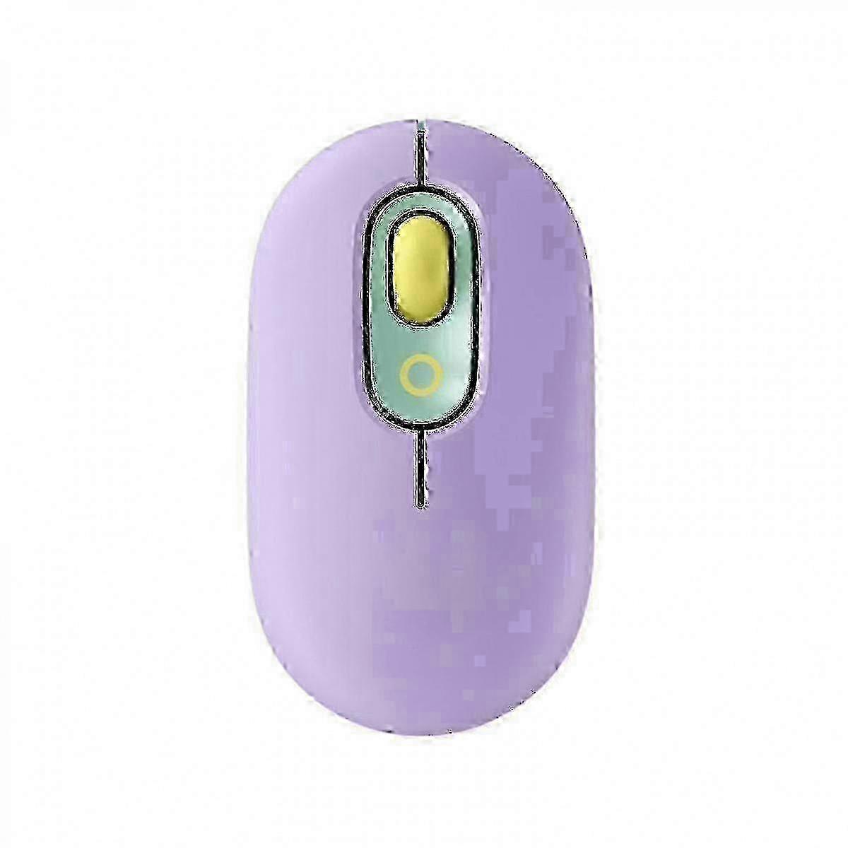2025 POP Mouse, Wireless Mouse with SilentTouch Technology, Precision/Speed Scroll, Purple