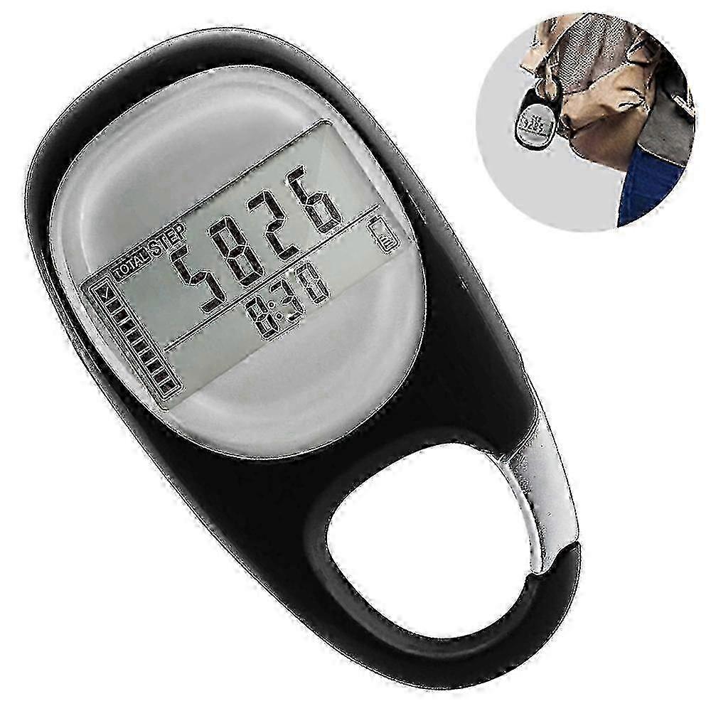 Pedometer 3d Digital Simple Walking Distance Clip