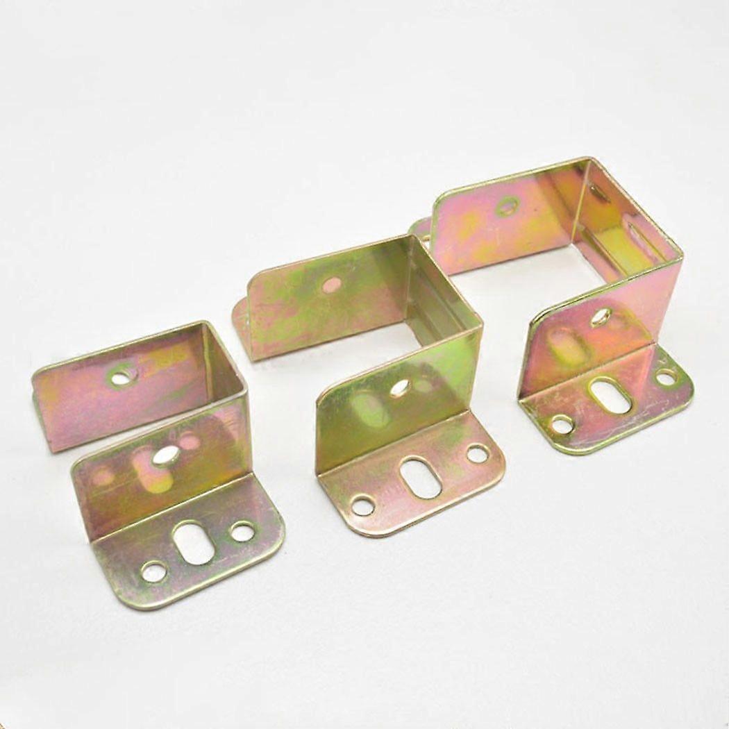 2Pcs U Shaped Bed Connecting Connector Brackets Fixings Components Centre Support 0.79in