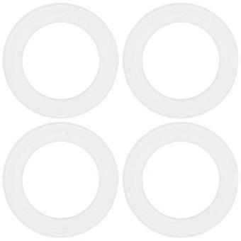 4pcs Silicone Gaskets For Water Bottle Replacement - Silicone Beverage Bottle Gaskets - Leak-Proof Flask Airtight Sealing Rings Spare Parts 1.2'' Od X